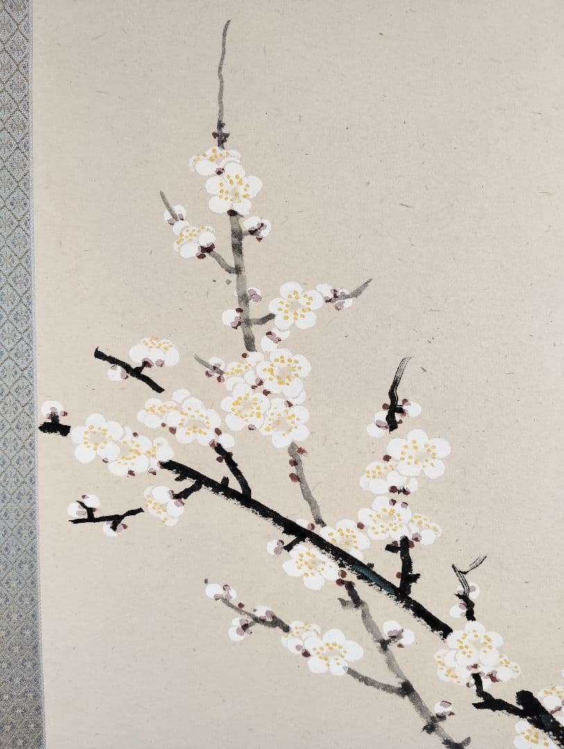 掛軸　山口茂二　花鳥図