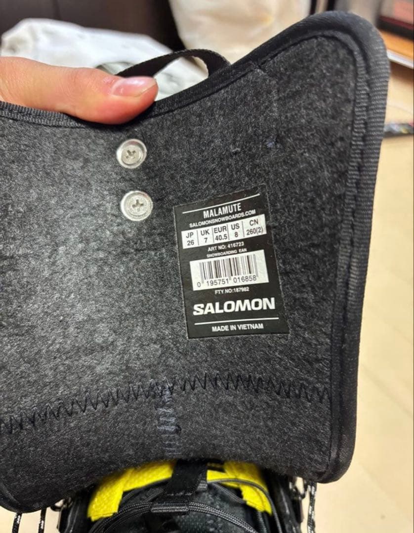 【美品】SALOMON MALAMUTE 24-25 26cm 最上位モデル