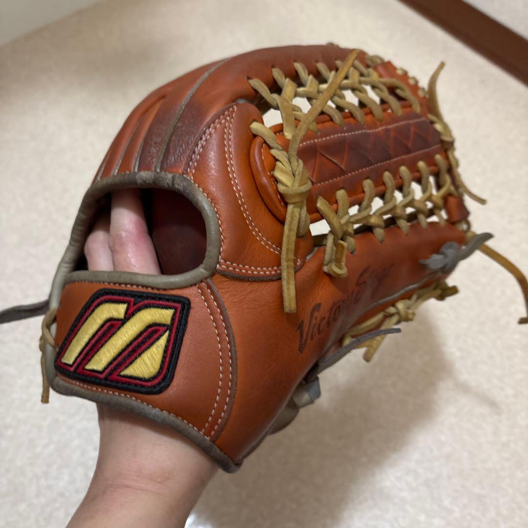 野球グローブ　ミズノ　ヴィクトリーステージ　外野用　ビッグエム　オーダー