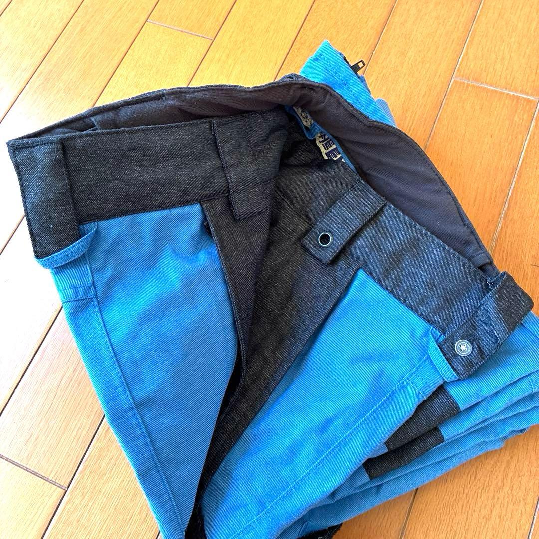 【極美品】BURTONバートン スノーボードパンツ スノボウェア　デニム風　M