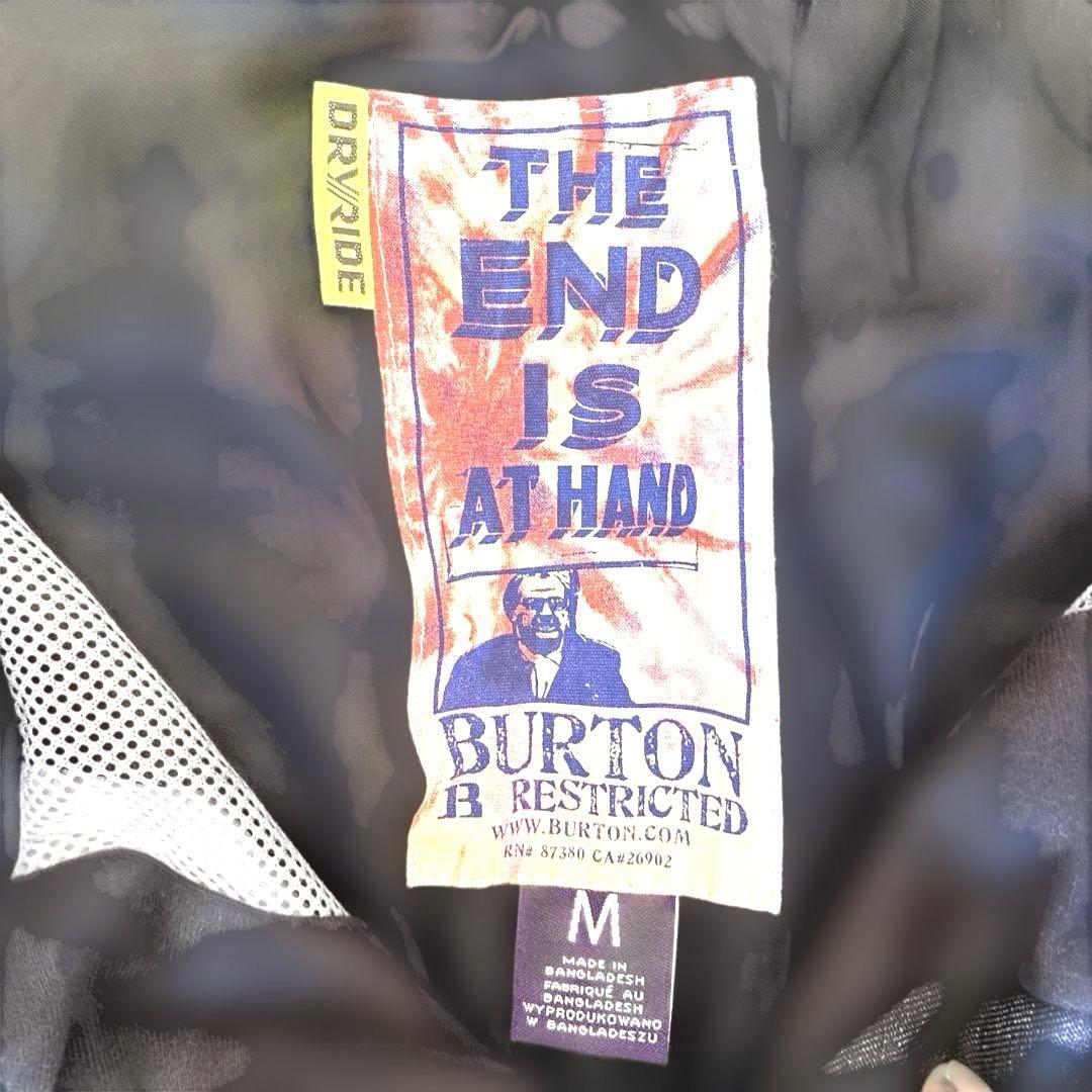 【極美品】BURTONバートン スノーボードパンツ スノボウェア　デニム風　M
