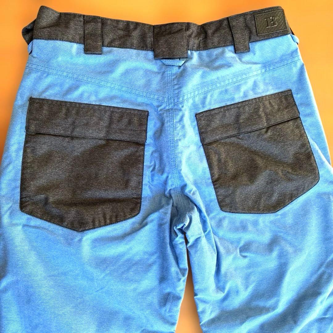 【極美品】BURTONバートン スノーボードパンツ スノボウェア　デニム風　M