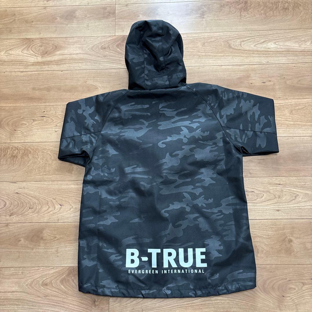 エバーグリーン　B-TRUE　シェルパーカ　ブラックカモ
