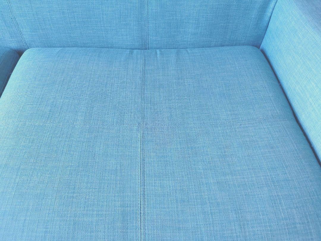 期間限定出品/送料込み　NOCE 2人掛けソファ ブルー