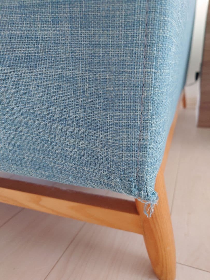 期間限定出品/送料込み　NOCE 2人掛けソファ ブルー