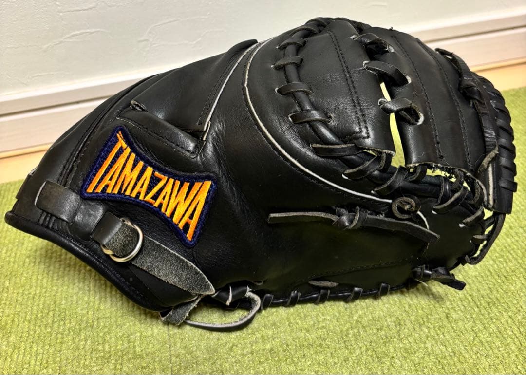 TAMAZAWA 玉澤 軟式キャッチャーミットグローブ 黒色