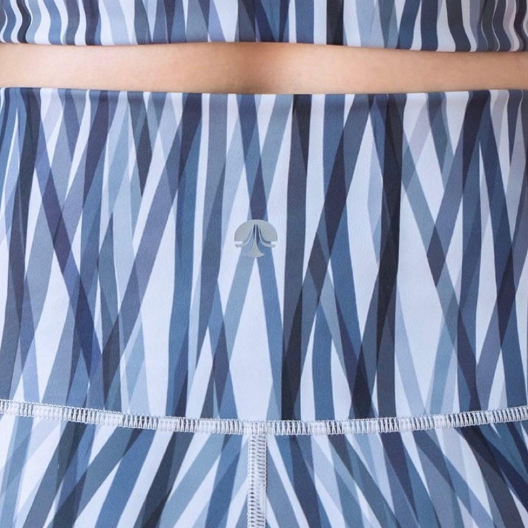 SUKALA ラインプリントレギンス L グレー