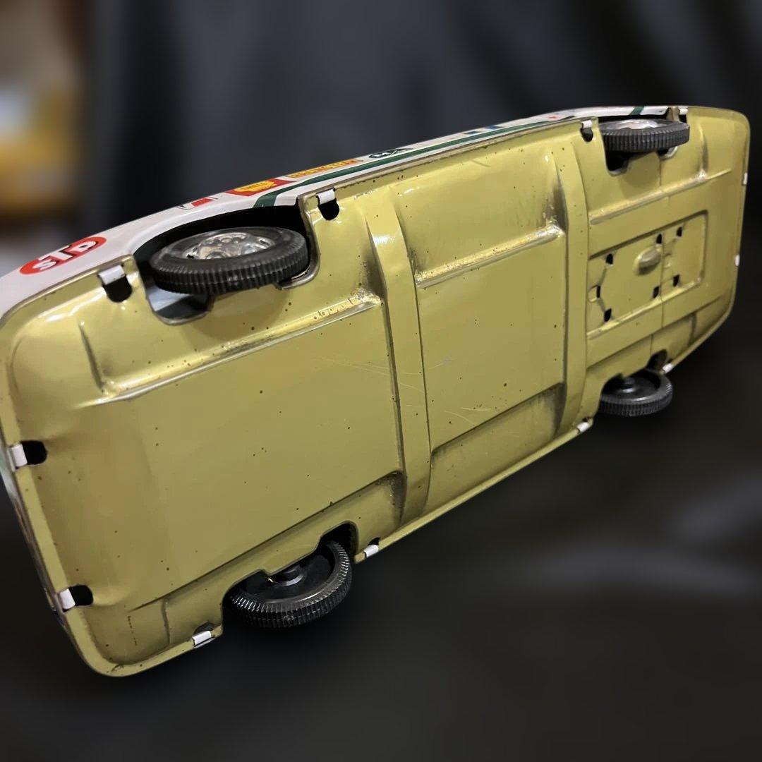 ブリキ製レーシングカー　共栄玩具　ブリキ　昭和レトロ　オブジェ