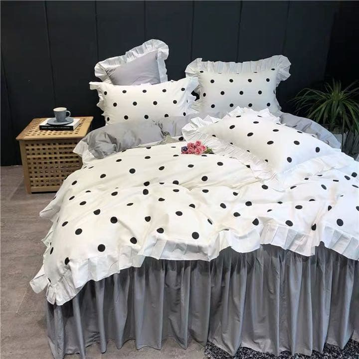 なめらか肌触り寝具カバーセット掛け布団カバーベッドスカート枕カバーセット