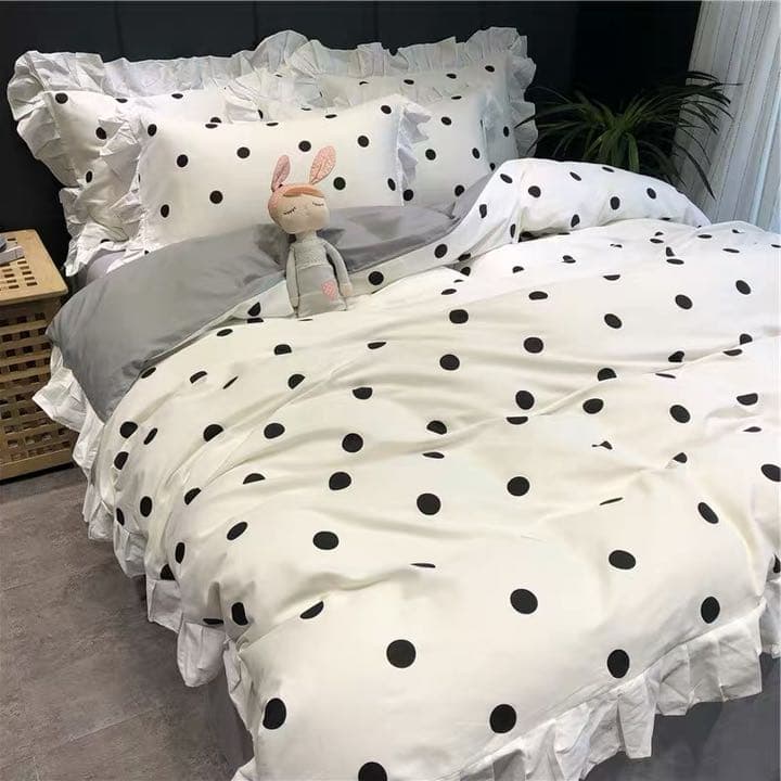 なめらか肌触り寝具カバーセット掛け布団カバーベッドスカート枕カバーセット