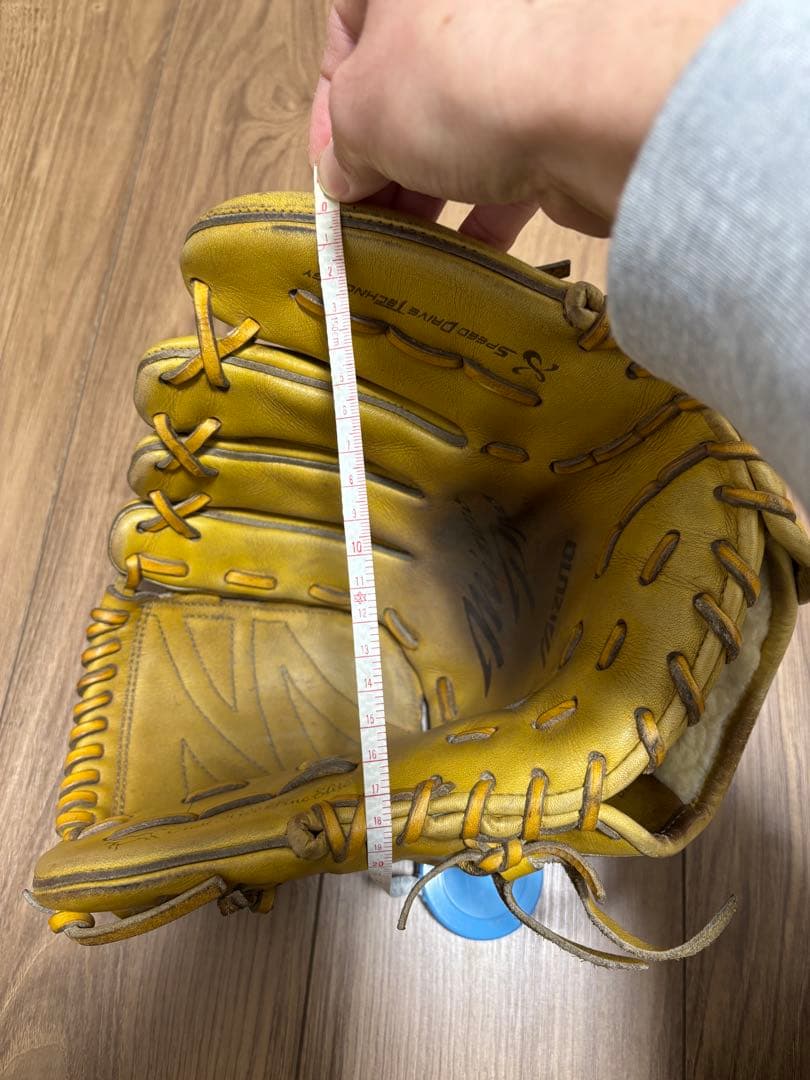Mizuno Pro 軟式投手用グローブ イエロー