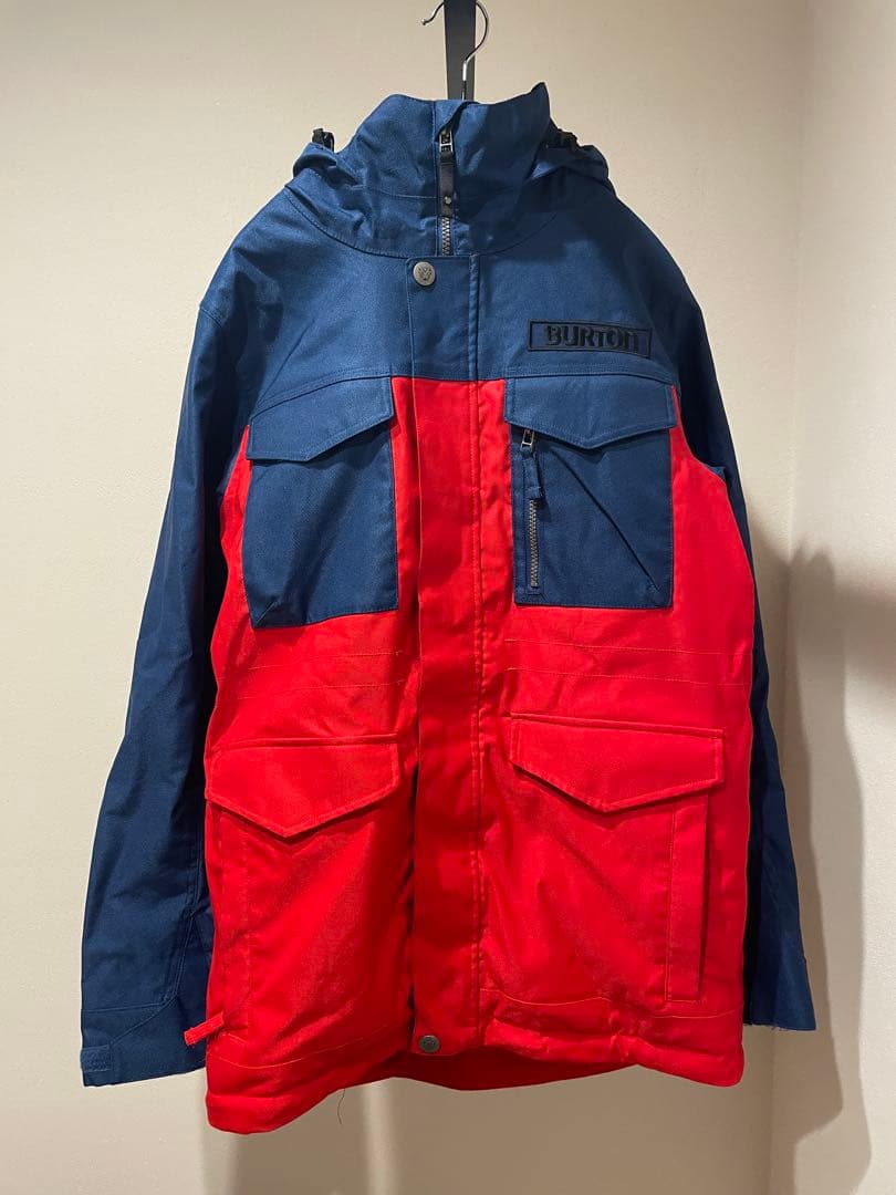 ピノコ　Burton スノーボードウェア 赤/青　入門セット