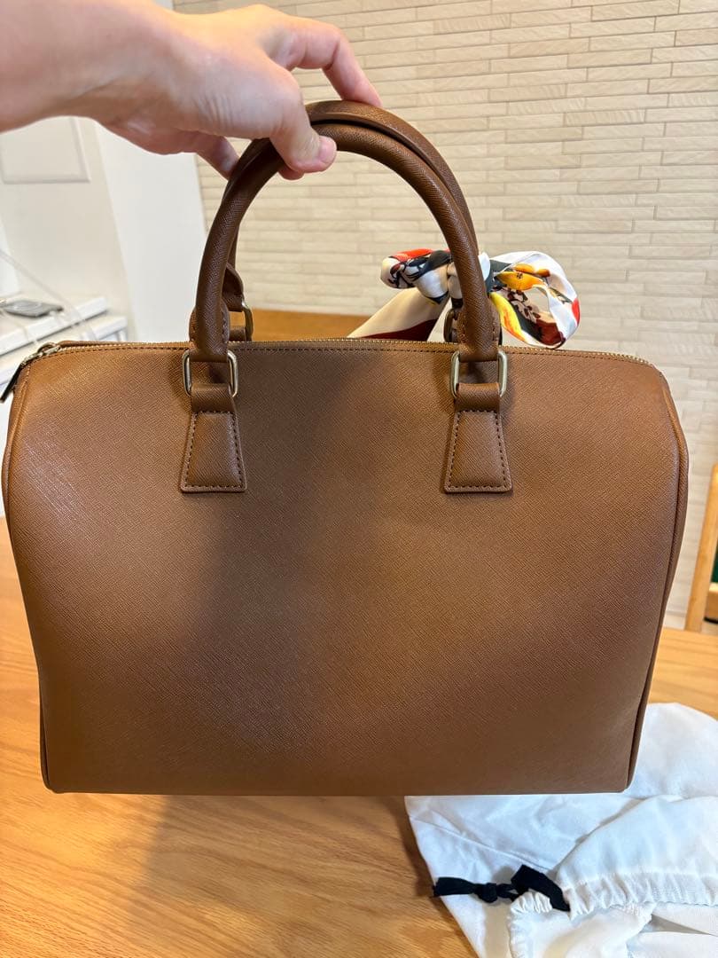 BTS V アーティストメイド ブラウン ボストンバッグ テヒョン テテ