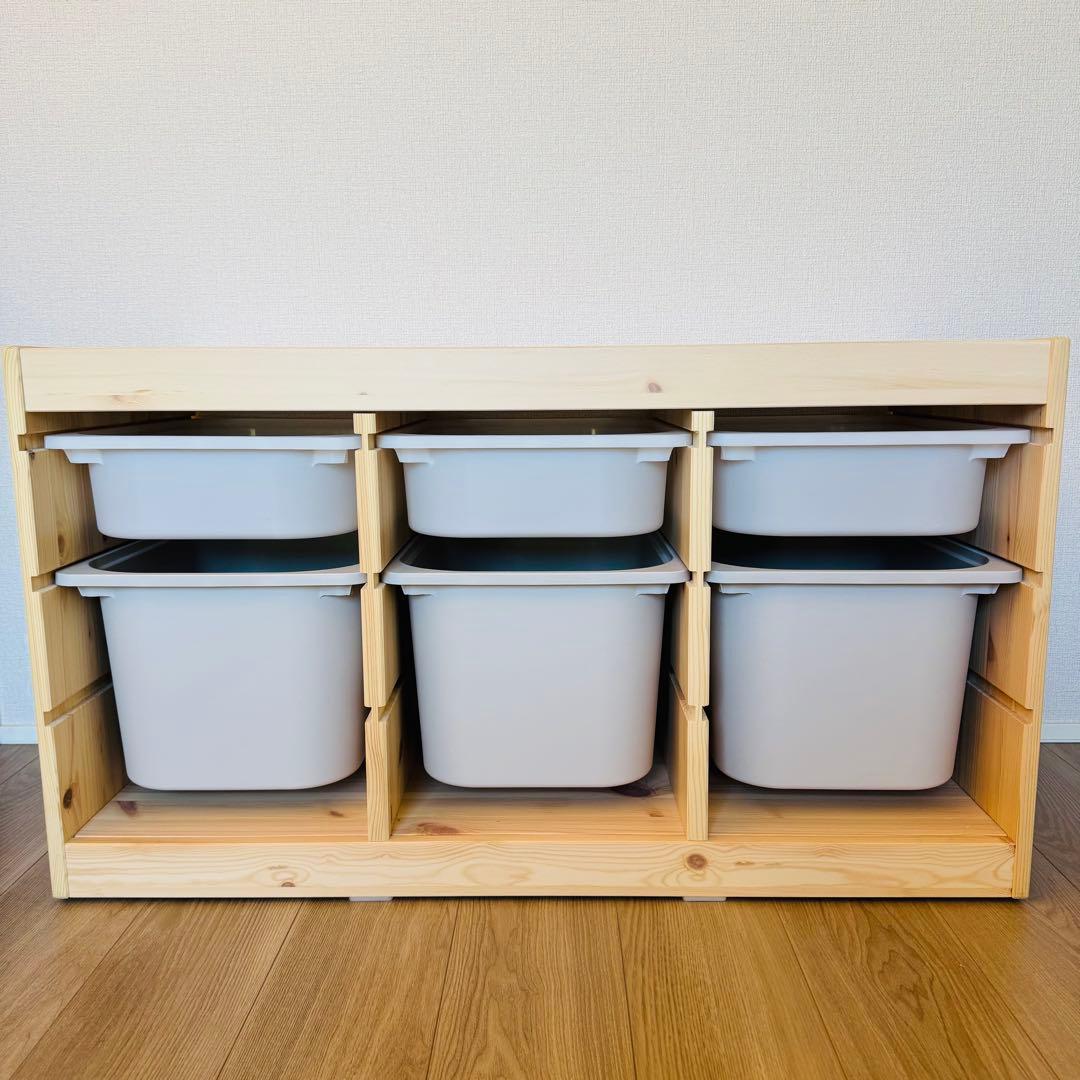 【送料無料】IKEA トロファスト おもちゃ箱 棚 シェルフ 収納ボックス