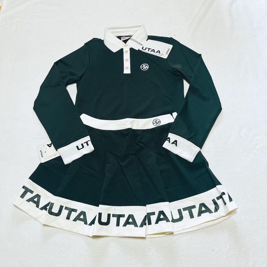 新品　UTAA　ユタ　ゴルフ　トップス＆スカートセット　ブラック　M