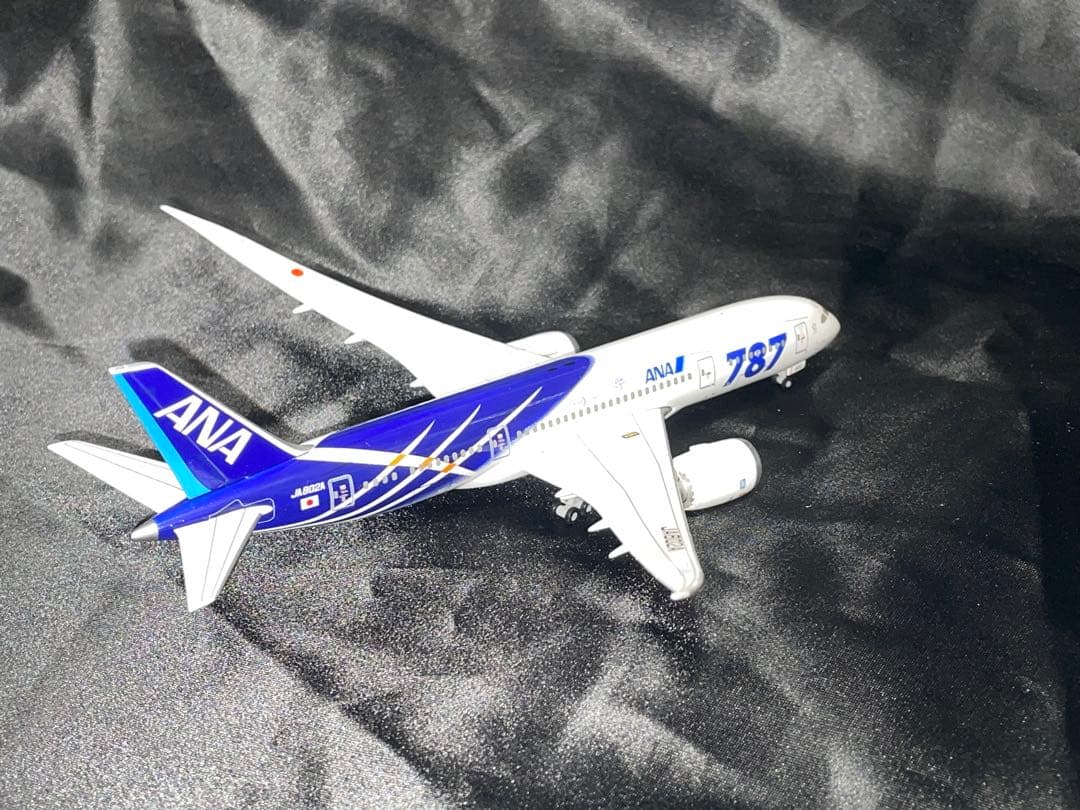 ANA B787-8 Special Marking 主翼空中姿勢 JA802A