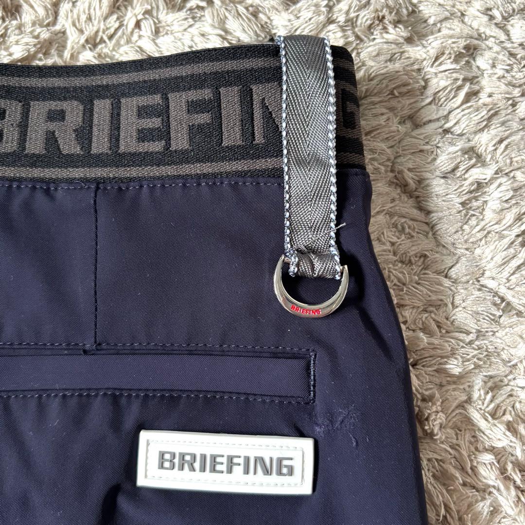 【近年モデル✨】ブリーフィング　ズボン　ウエストロゴ　ネイビー　レディース　S