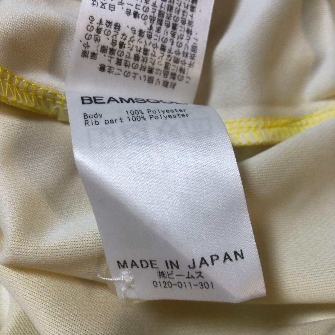 ビームスゴルフ オレンジレーベル ポロシャツ 日本製 イエロー Lサイズ