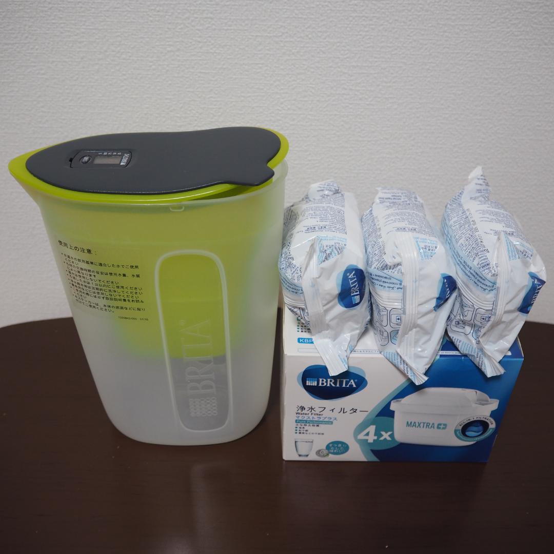 BRITA　ポット型浄水器　ファン　フィルターカートリッジ 7個　セット