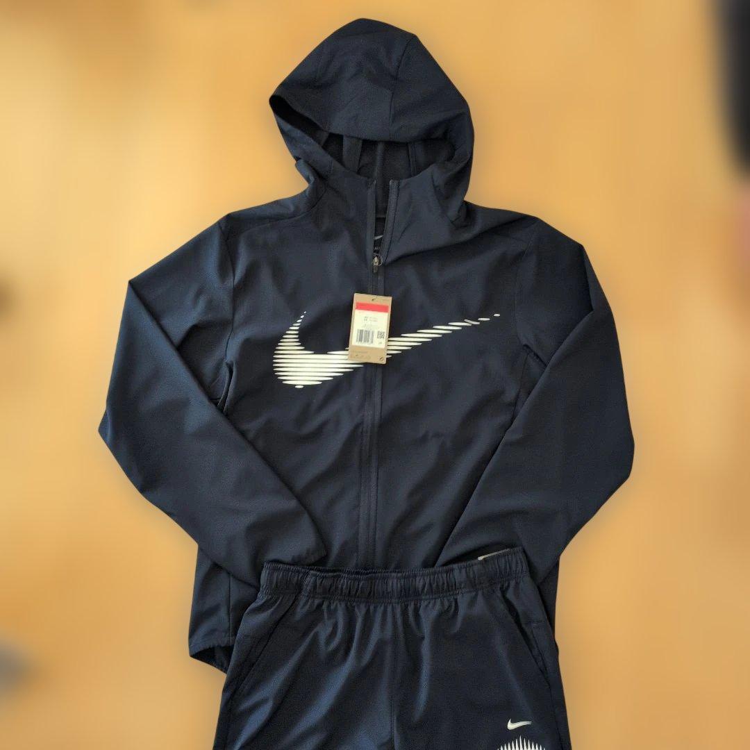 新品　サイズL　ナイキ　Nike トレーニングウェア セットアップ　ネイビー