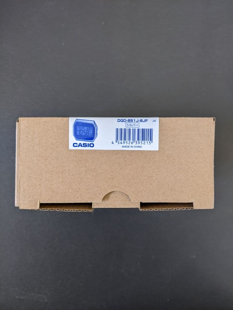 新品未開封　DQD-851J-8JF　CASIO　電波目覚ましクロック(置時計)