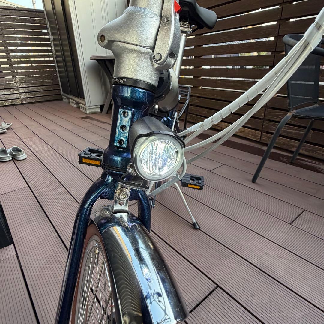 ほぼ新品 電動アシスト付折りたたみ自転車 サイラッシャー Flimo