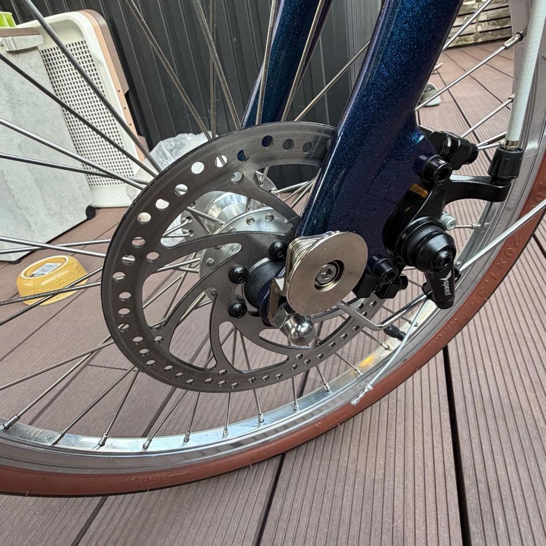 ほぼ新品 電動アシスト付折りたたみ自転車 サイラッシャー Flimo