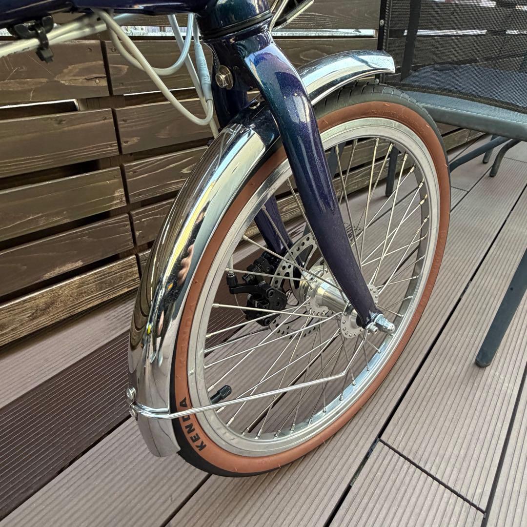 ほぼ新品 電動アシスト付折りたたみ自転車 サイラッシャー Flimo