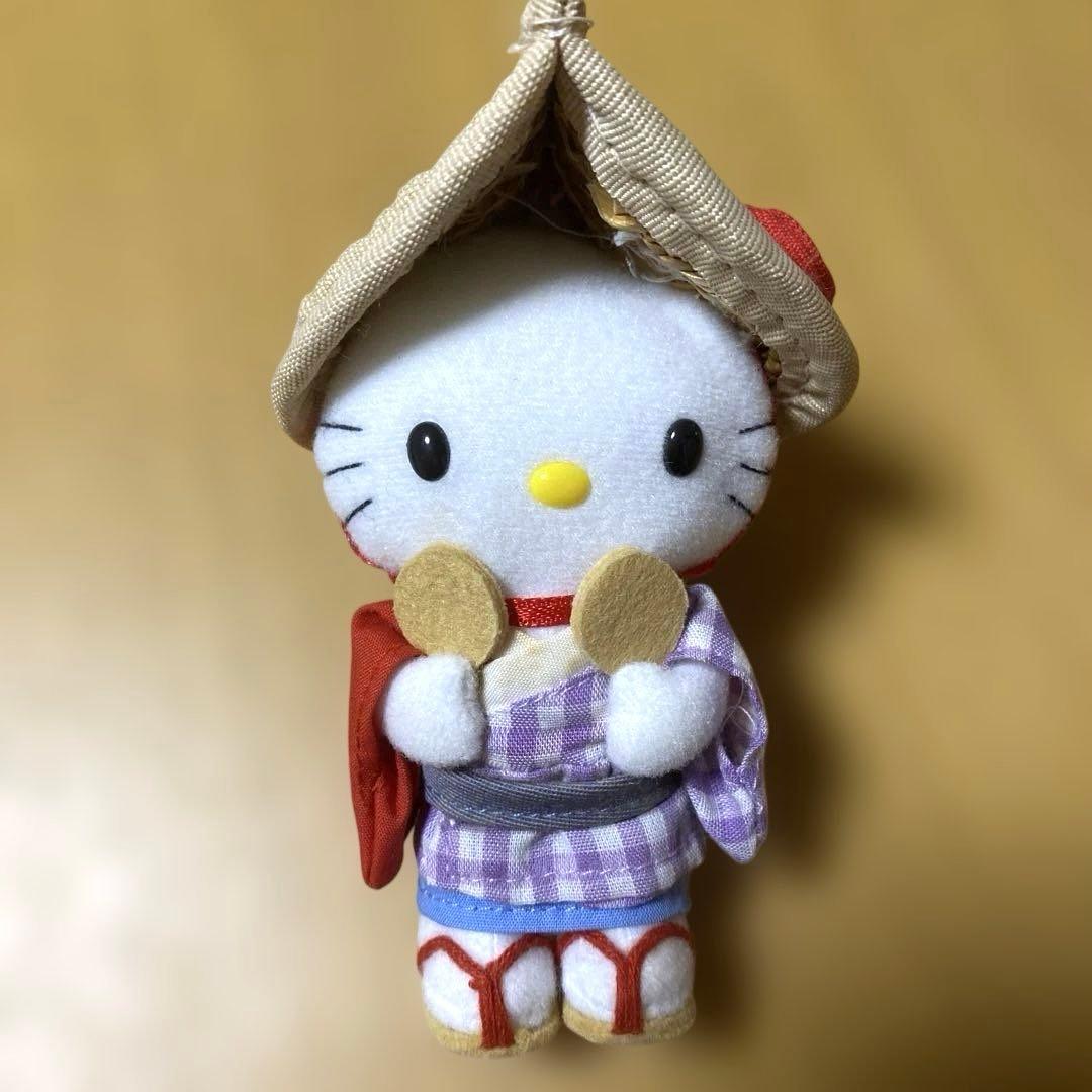 ご当地キティ 福岡限定 博多どんたく キーホルダー ぬいぐるみ　マスコット 人形