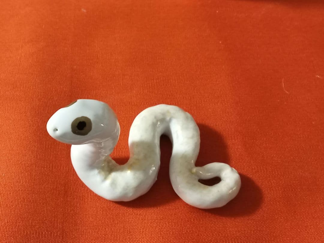 干支動物置物　丑午巳10体セット手作りの陶器製