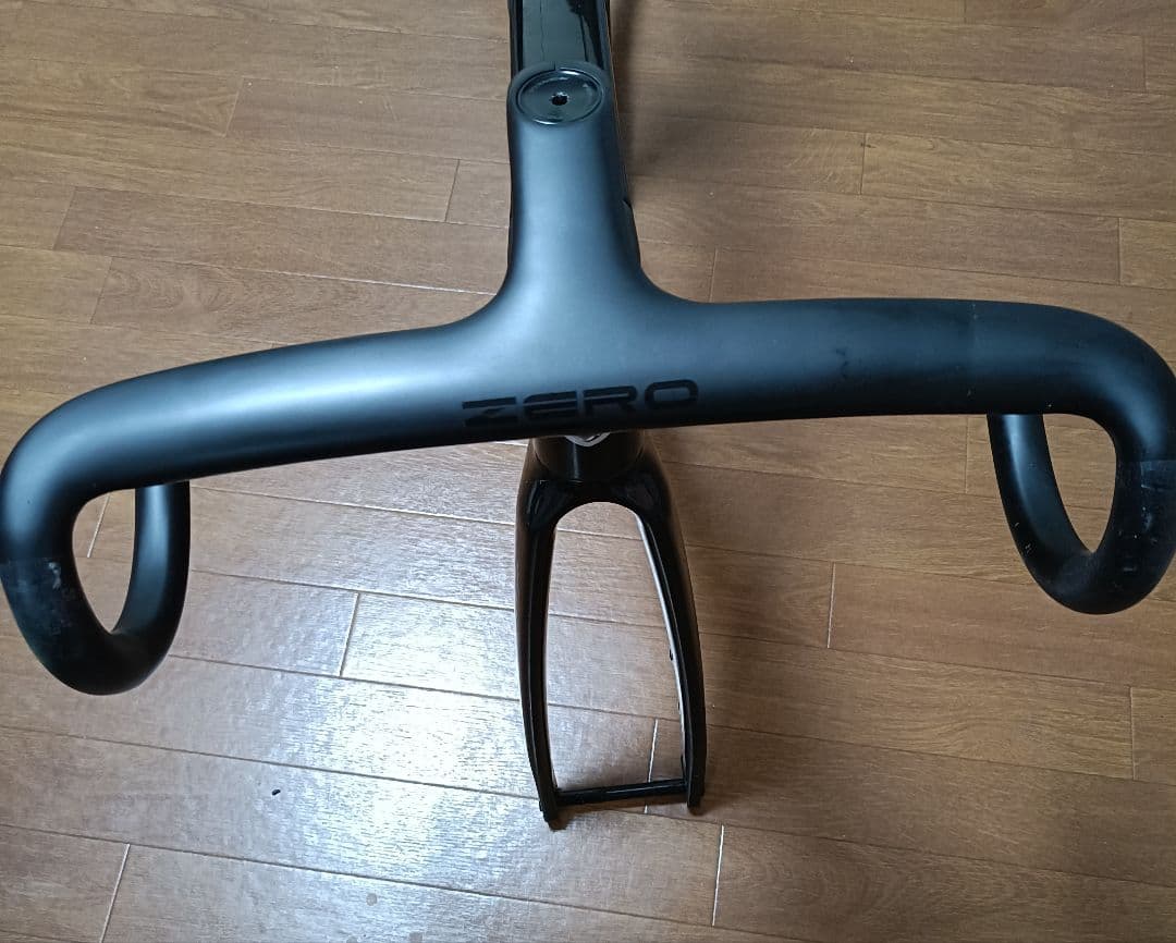 【美品】winspace zerosl 380-105一体型軽量カーボンハンドル