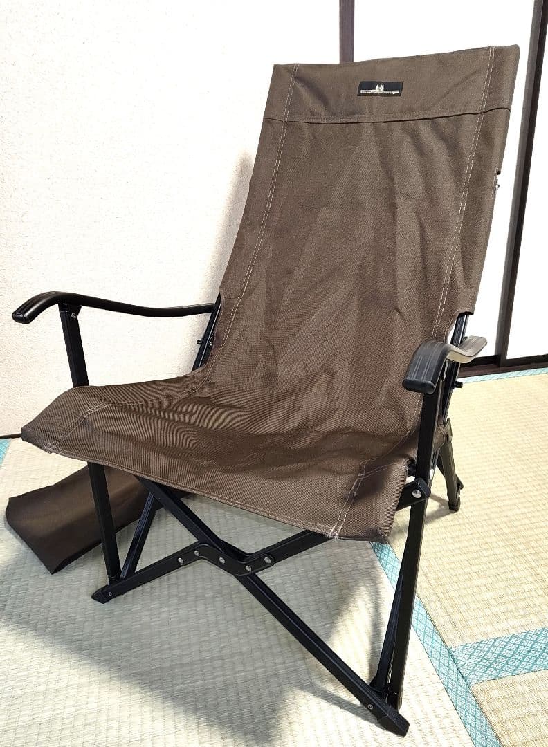 オガワ ハイバックチェア　ブラウン