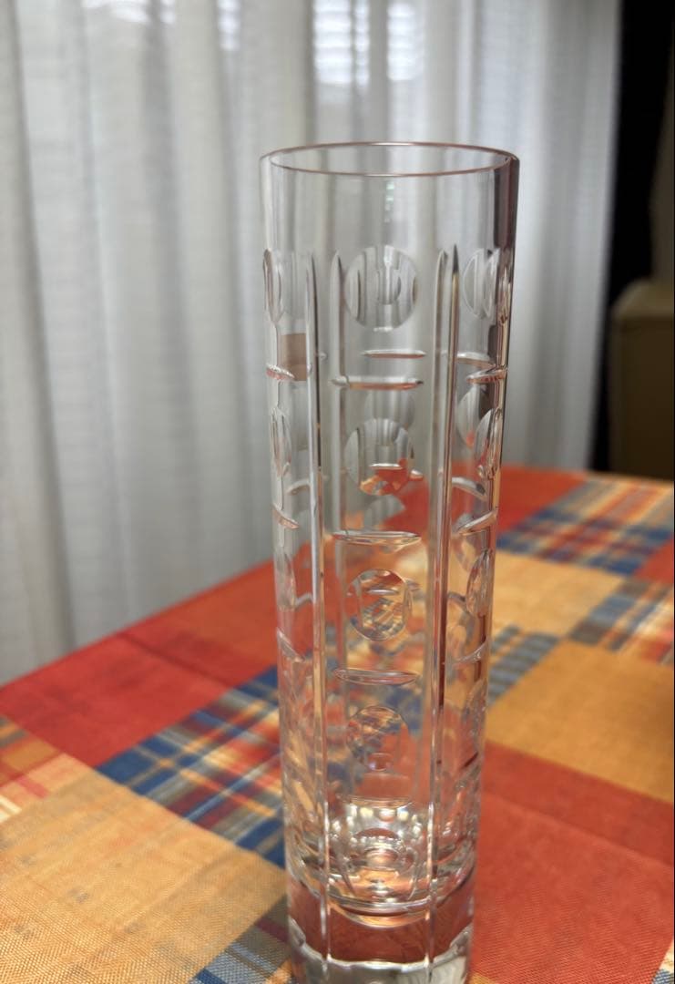 新品未使用　Baccarat バカラ　クリスタル　花瓶　一輪挿し　フラワーベース