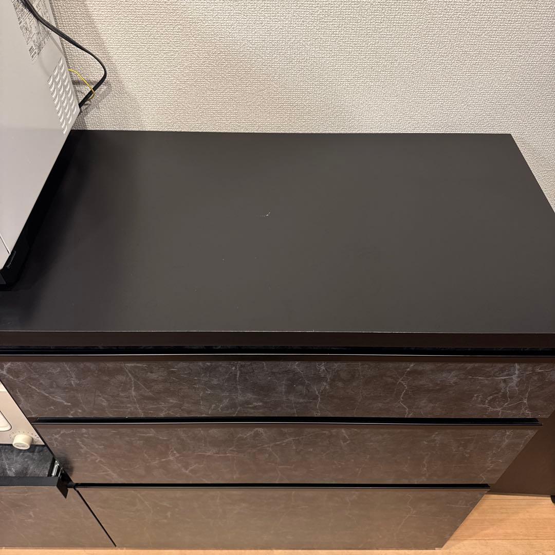 大川家具　キッチンカウンター　カップボード
