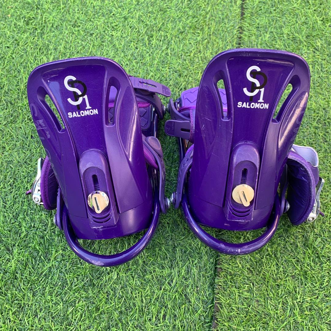 SALOMON スノーボード ビンディング 紫