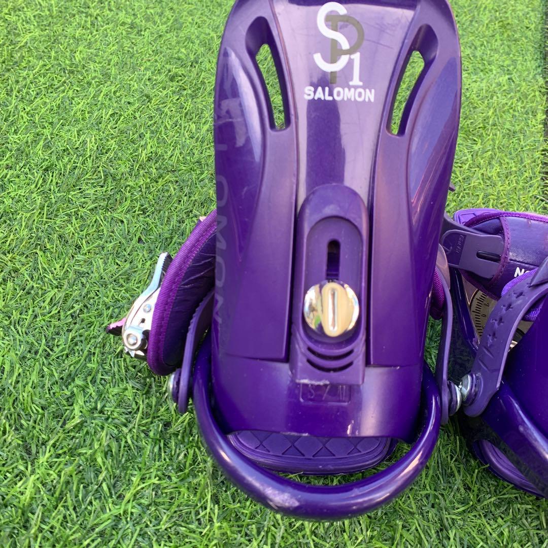 SALOMON スノーボード ビンディング 紫