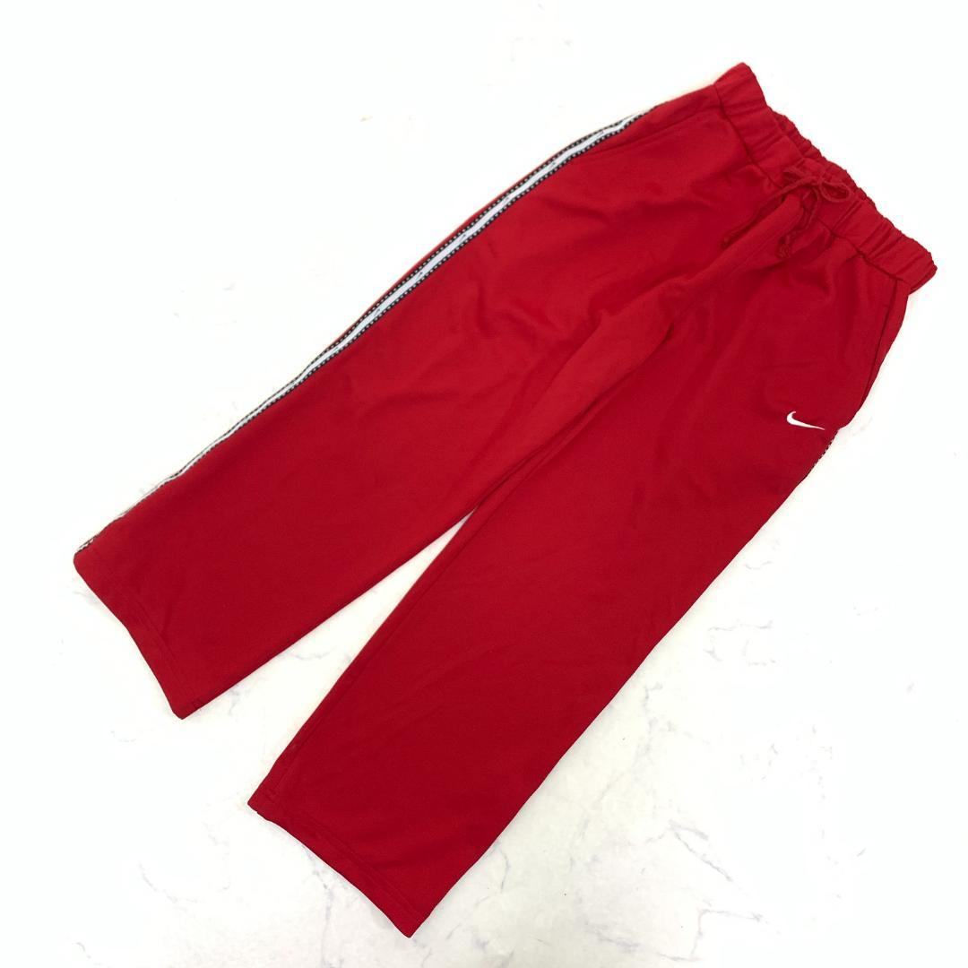 NIKE ナイキ ジャージセットアップ 赤 黒 ポリエステル L C5615