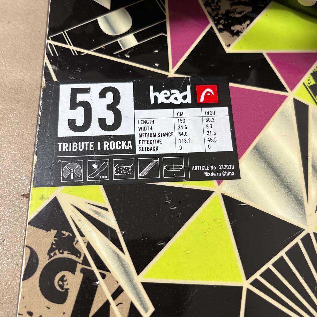 HEAD TRIBUTE 153cm Flux バインディングセット サイズM