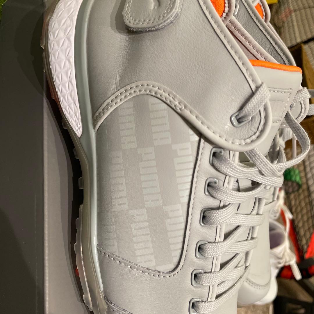 PUMA ゴルフシューズ ホワイト 26.0センチプロアダプト デルタ ミッド