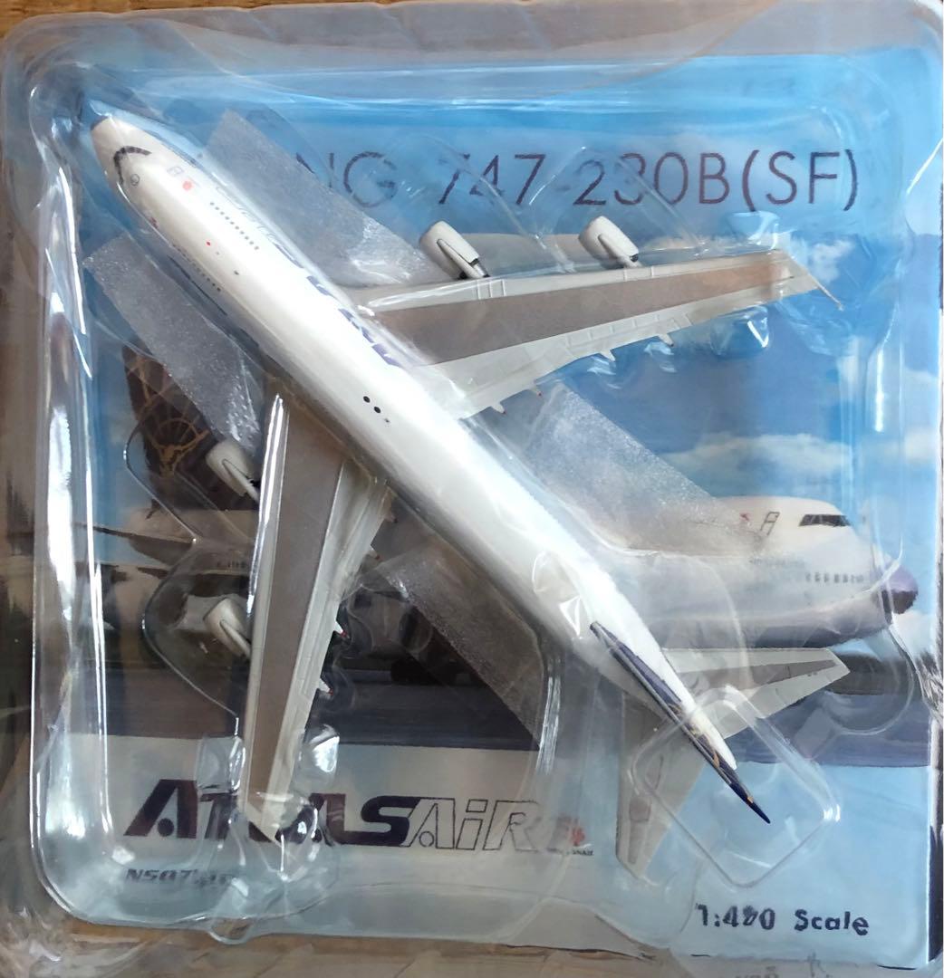 1/400 ATLAS AIR B747-230B ドラゴンエアノーズ
