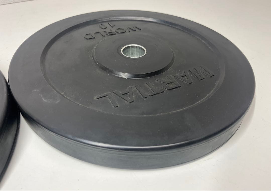 MARTIAL WORLD マーシャルワールドラバープレート 10kg×2枚枚