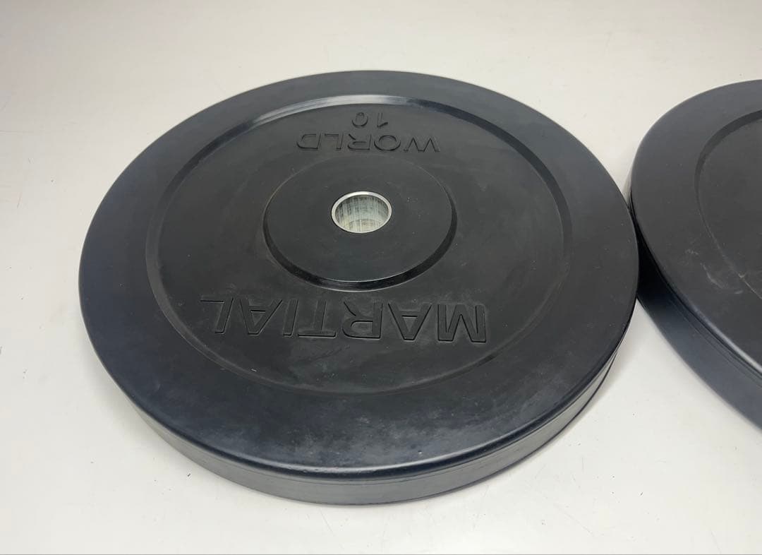 MARTIAL WORLD マーシャルワールドラバープレート 10kg×2枚枚