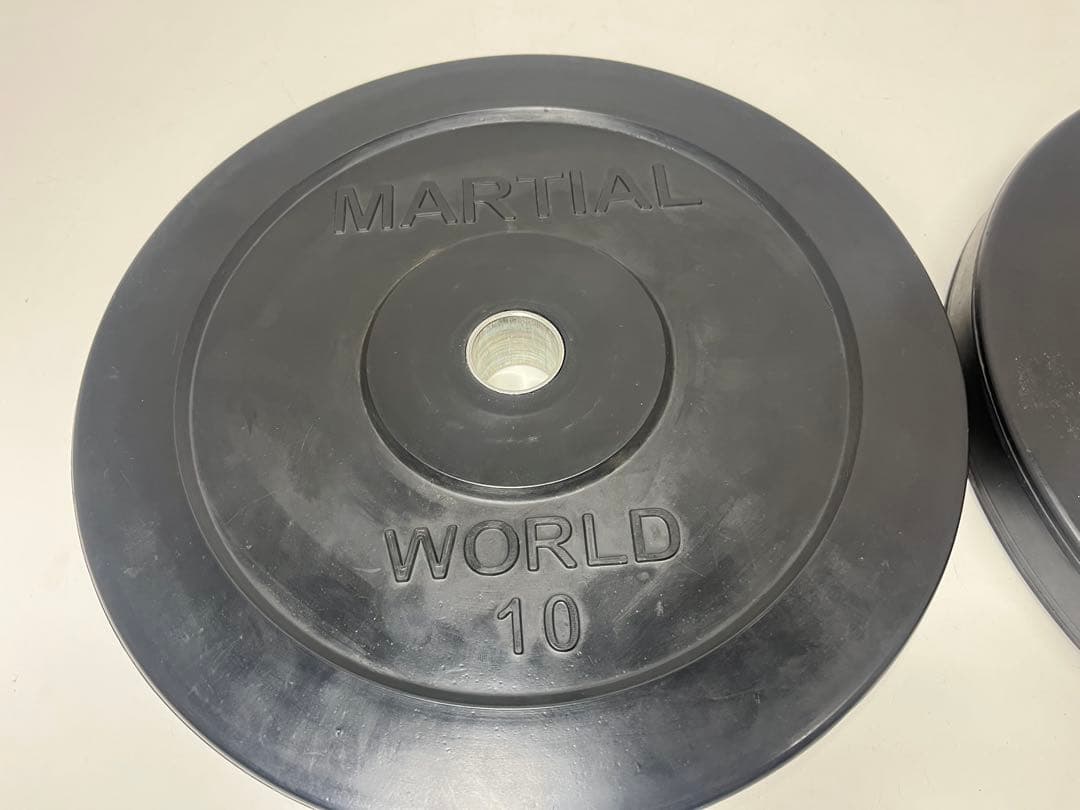 MARTIAL WORLD マーシャルワールドラバープレート 10kg×2枚枚
