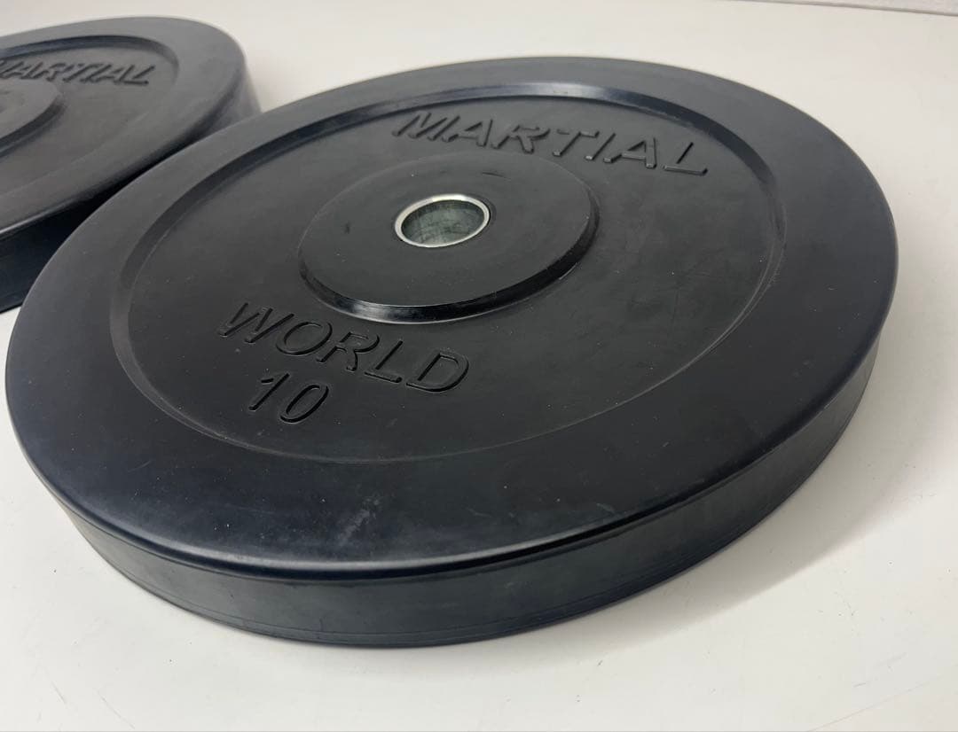 MARTIAL WORLD マーシャルワールドラバープレート 10kg×2枚枚