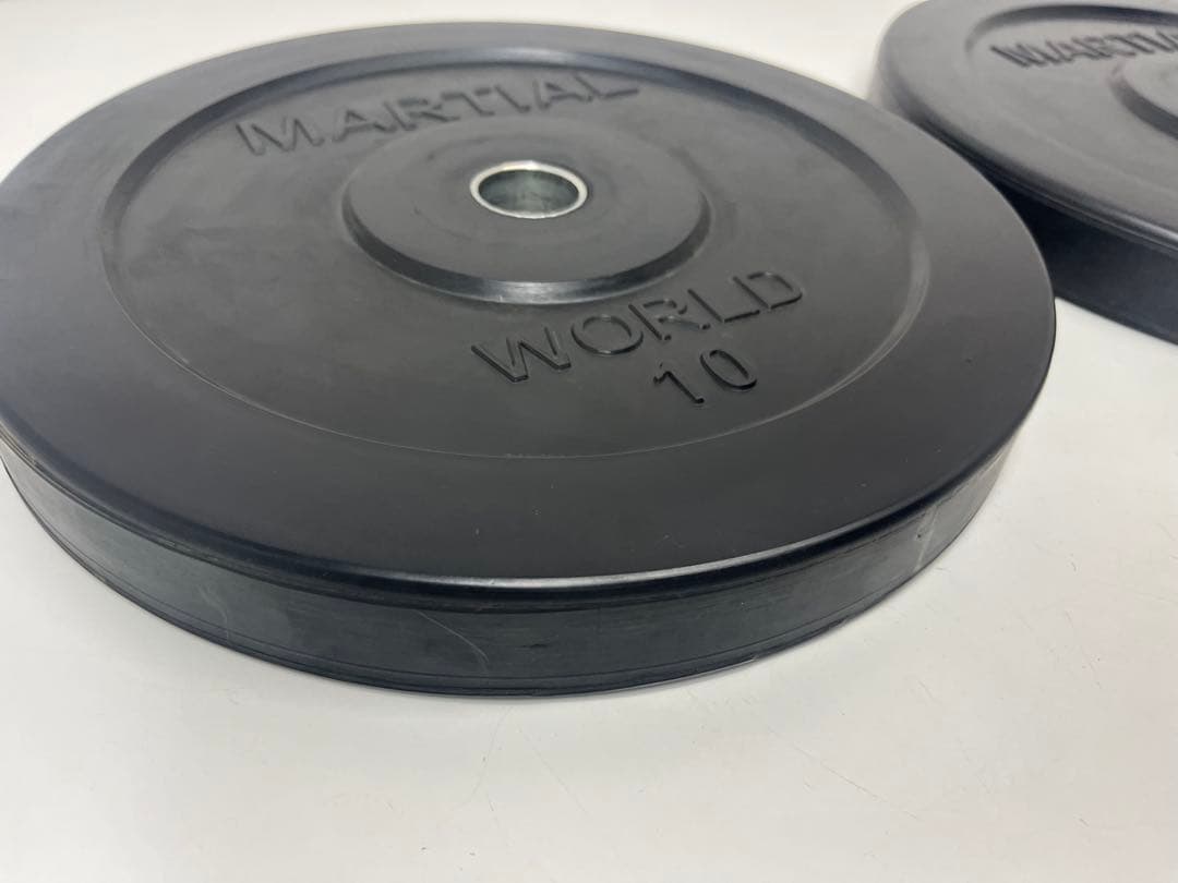 MARTIAL WORLD マーシャルワールドラバープレート 10kg×2枚枚