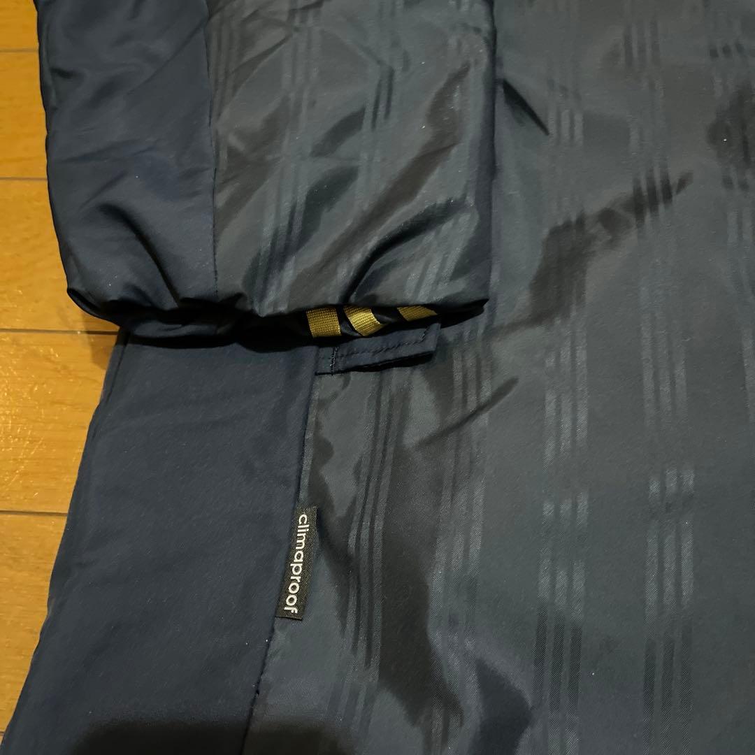 新品　アディダス　climaproof ベンチコート ゴールド　Ｏ　サッカー