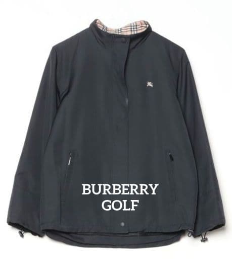 【週末限定セール】美品バーバリーゴルフブルゾン　ジャンパーメンズМ　ノバチェック