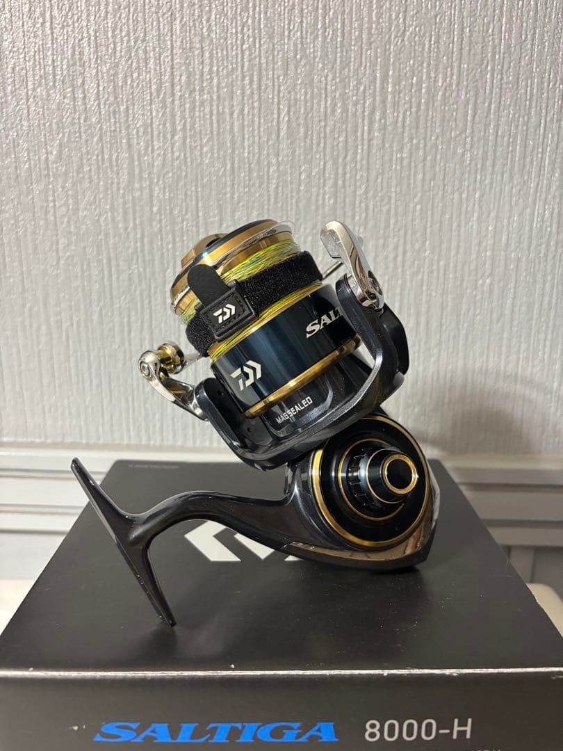 【値下げ】SALTIGA 8000-H スピニングリール　SLPノブ付き