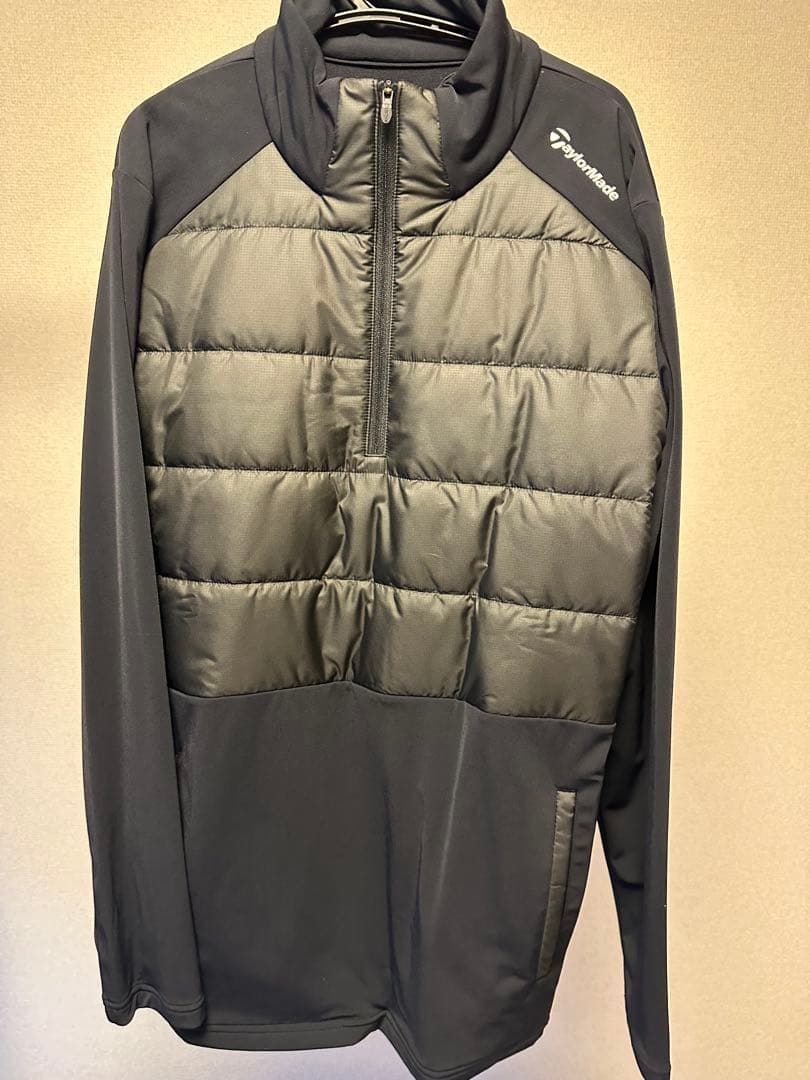 Sale/ TaylorMade ハーフジップセーター ブラック/オシャレ
