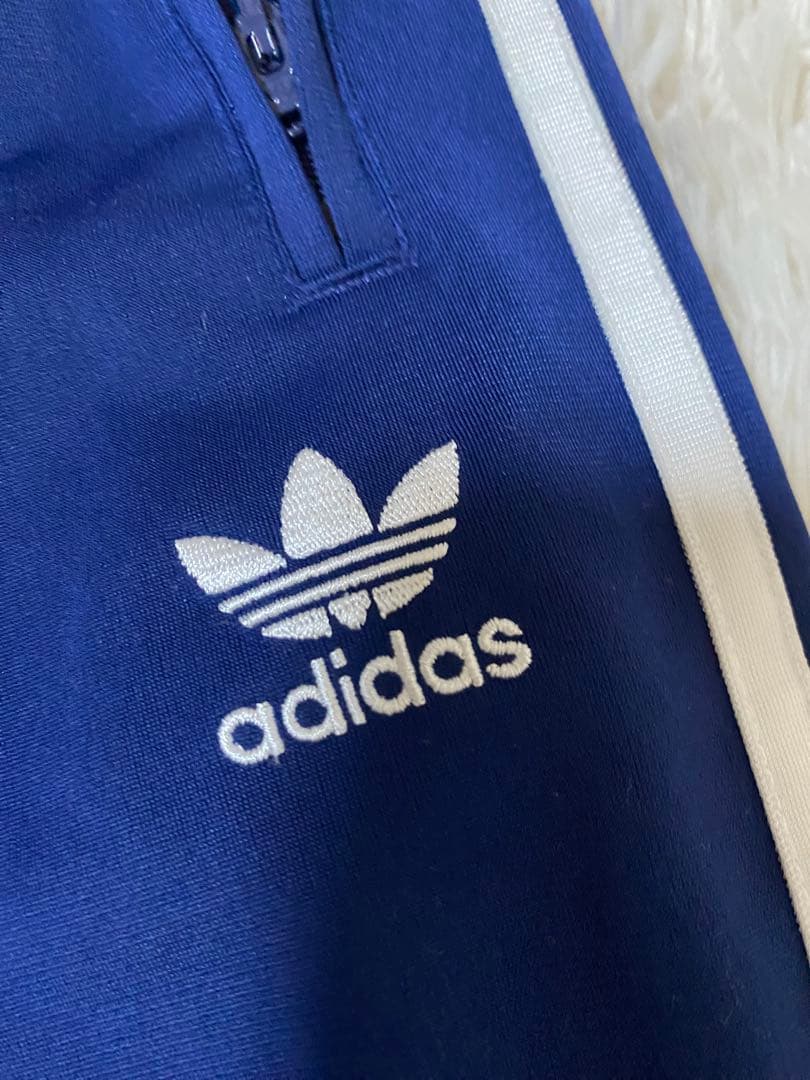 adidas ネイビー ジャージパンツ　トラックパンツ　トレフォイル
